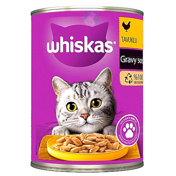 کنسرو 400 گرمی whiskas مرغ